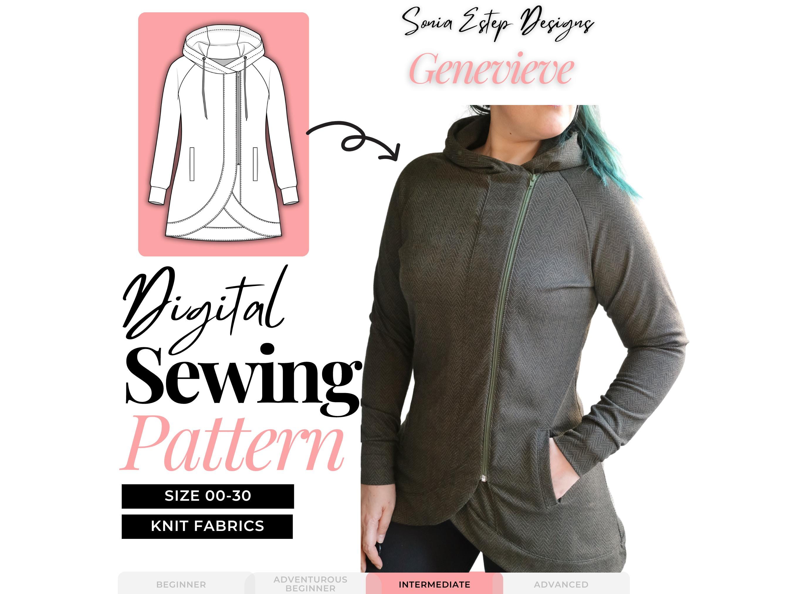 Hoodie Sewing Pattern Bundle #2 | Pullover PDF Sewing Patterns - Etsy
