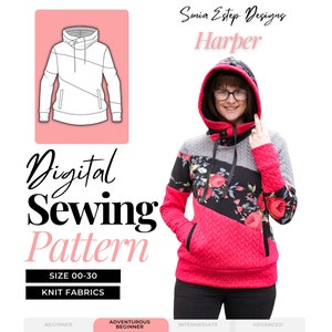 Hoodie Sewing Pattern Bundle | PDF Sewing Patterns - Etsy