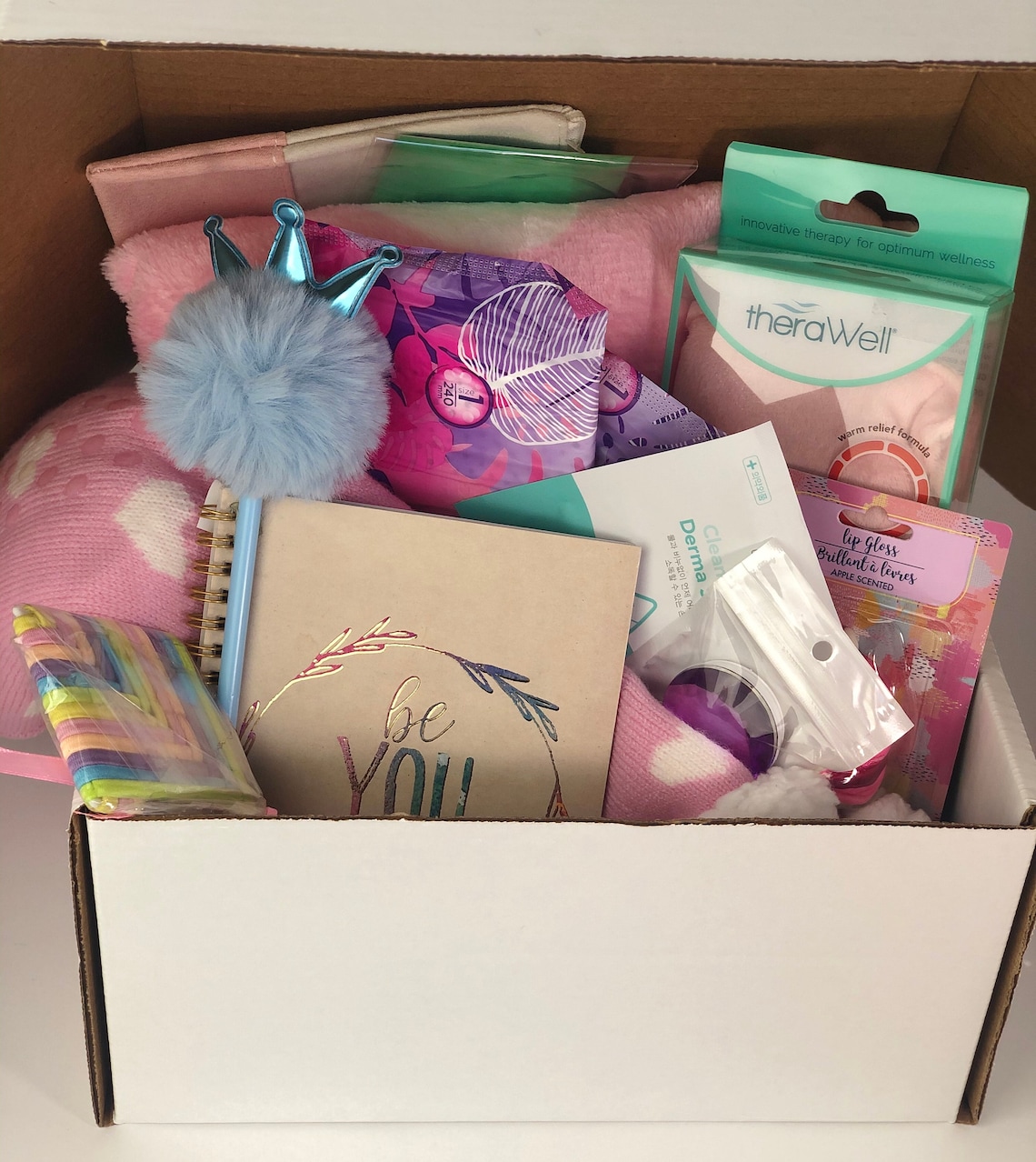 Tween Teen Period Comfort Gift Box Care Package Gift for