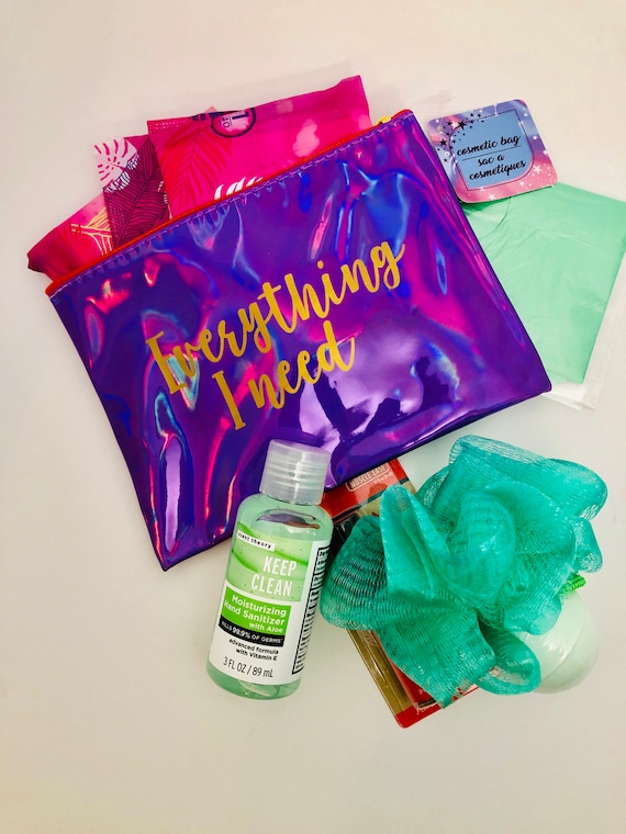 Emergency Period Kit|First Period Emergency Bag|Period Bag For Girls Women|Period Bag For School|Teen Period Kit|Makeup|Pad Pouch Self Care