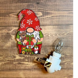 Gnome, Brinquedos, Natal, Design de brinco, Design digital, Luz noturna, Sublimação, PNG, Download digital, Clipe de ventilação, Blanks By Miki, Feriado