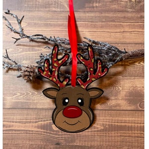 Rena, Natal, Design de clipe de ventilação, Design digital, Luz noturna, Sublimação, PNG, Download digital, Ornamento, Blanks By Miki, Feriado