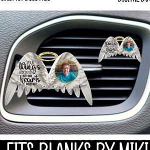Ailes d'ange, commémoratif, photo, personnalisé, ailes prêtes, conception numérique, clip de ventilation, PNG, sublimation, téléchargement, blancs par Miki, personnalisé