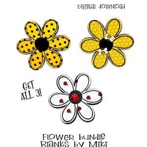 Fleur, lot de motifs, été, Freshies Design, conception numérique, clip pour évent, PNG, sublimation, téléchargement numérique, acrylique, couvercle de gobelet 40 onces