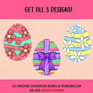 Easter Egg Bunny PNG Design: Sublimation Digital Download