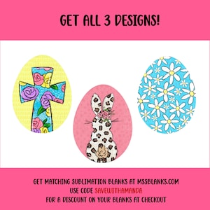 Easter Egg Bunny PNG Bundle: Sublimation Design (Digital Download)