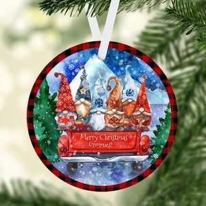 Gnomi di Buon Natale PNG: Ornamento, Orecchino, Design di Luce Notturna (Download Digitale)