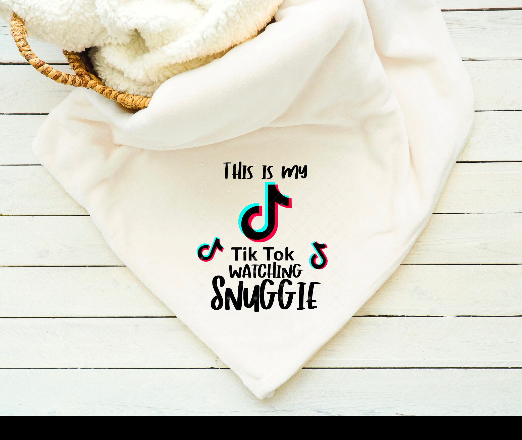 TV Show Tik Tok Music Popcorn Soda Pop Blanket Snuggie Etsy