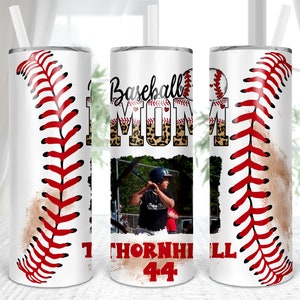 Mamá Béisbol, Verano, Foto, Mamá, Deportes, Recto, Sublimación, Digital, PNG, Diseño, Descargar, Vaso Delgado de 20 oz, Envoltura