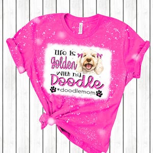 Das Leben ist Golden, Golden Doodle, Hund, Bundle, T-Shirt Design, Hut Aufnäher, Libby Glasgefäß, Nur Download, Design, PNG, Sublimation, DTF Design