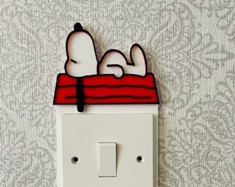 Snoopy Dog House - Peanuts Light Switch Surround