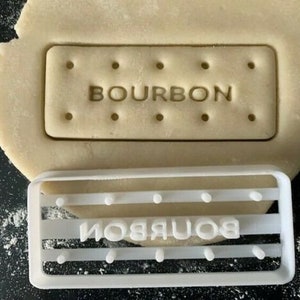 Bourbon biscuit cookie cutter Icing Fondant Baking Bake Kitchen Cake