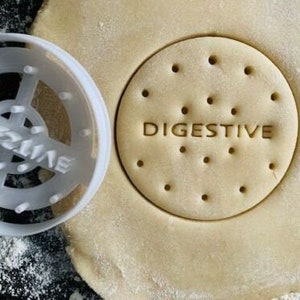 Digestive biscuit cookie cutter Baking, Kitchen, Cake, Fondant