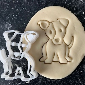 Dog Puppy Cookie Cutter Icing Fondant Baking Cake Kitchen