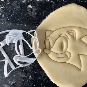 Sonic The Hedgehog Fondant, Biscuit Cookie Cutter