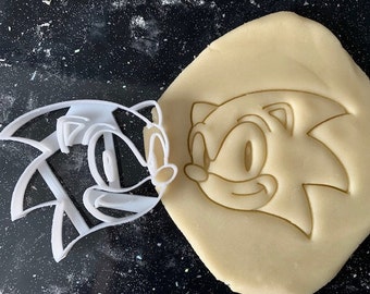 Sonic The Hedgehog Fondant, Biscuit Cookie Cutter