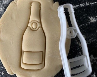 Champagne Prosecco Bottle Cookie Cutter Baking Kitchen Cake Fondant