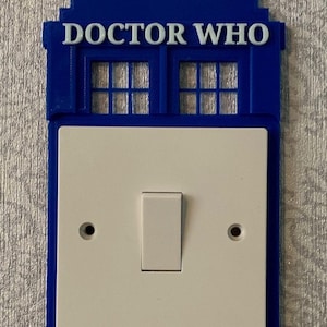 DR Who Light Switch Surround - 3d Printed