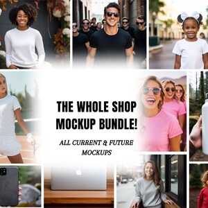 Whole Shop Bundle WholeShope Bundle Mockup Bundle Entire Shop Bundle Mockups POD Mockups Lifetime Access Mockup Bundle Mega Mockup Bundle