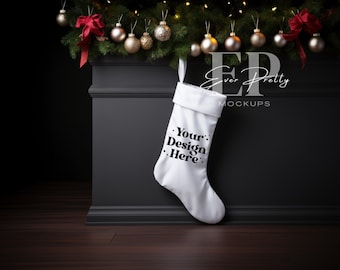 Stocking Mockup Christmas Stocking Mockup Sublimation Stocking Mockup Sublimation Christmas Stocking Christmas Mockup Styled Stocking Mockup