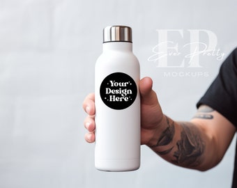 Tumbler Sticker Mockup Water Bottle Sticker Mockup Sticker Mockups Bottles Stickers Mockup Decal Product Mockup Sticker Decal Mockup