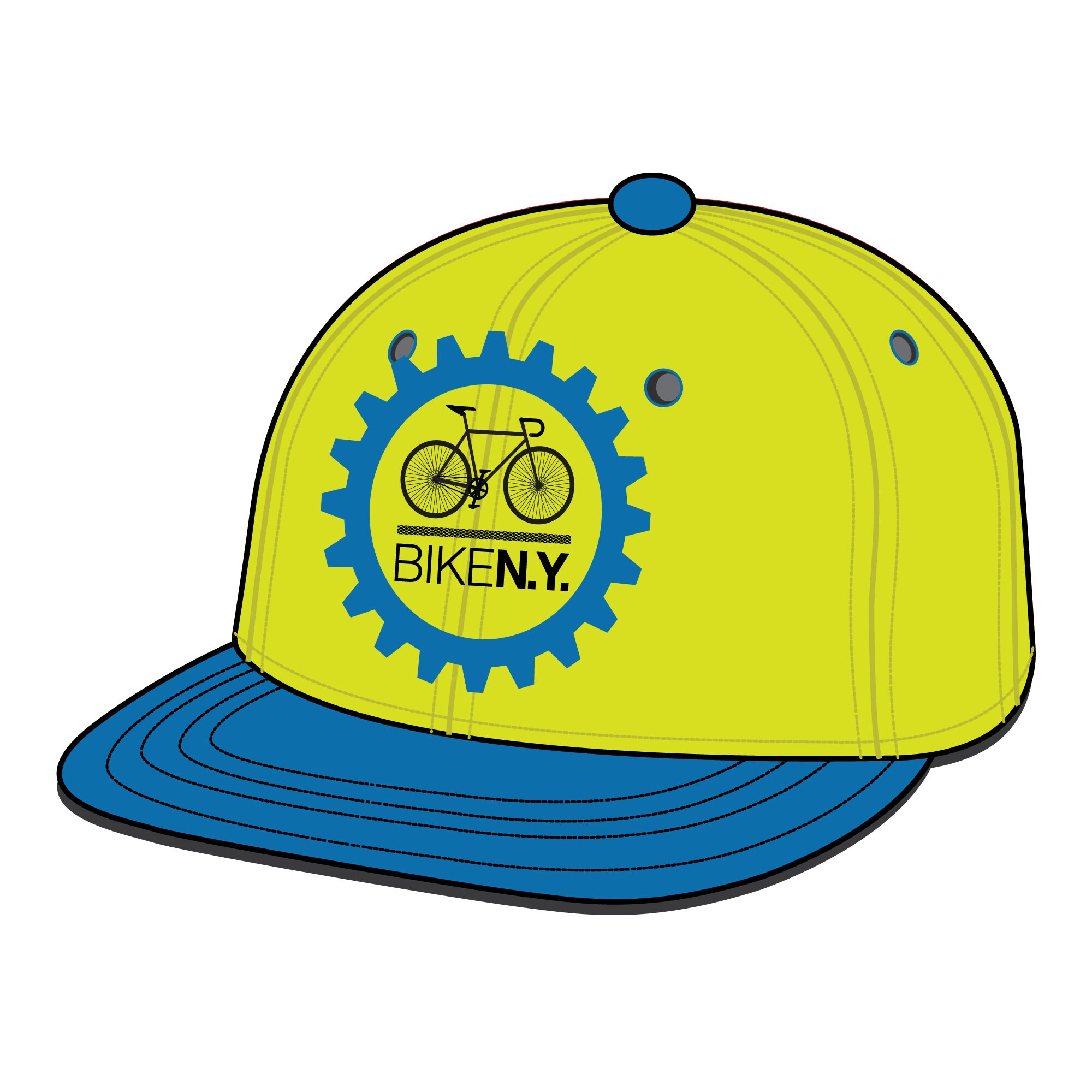 Flat Brim Baseball Cap Mockup and Template 8 Angles, Layered, Detailed