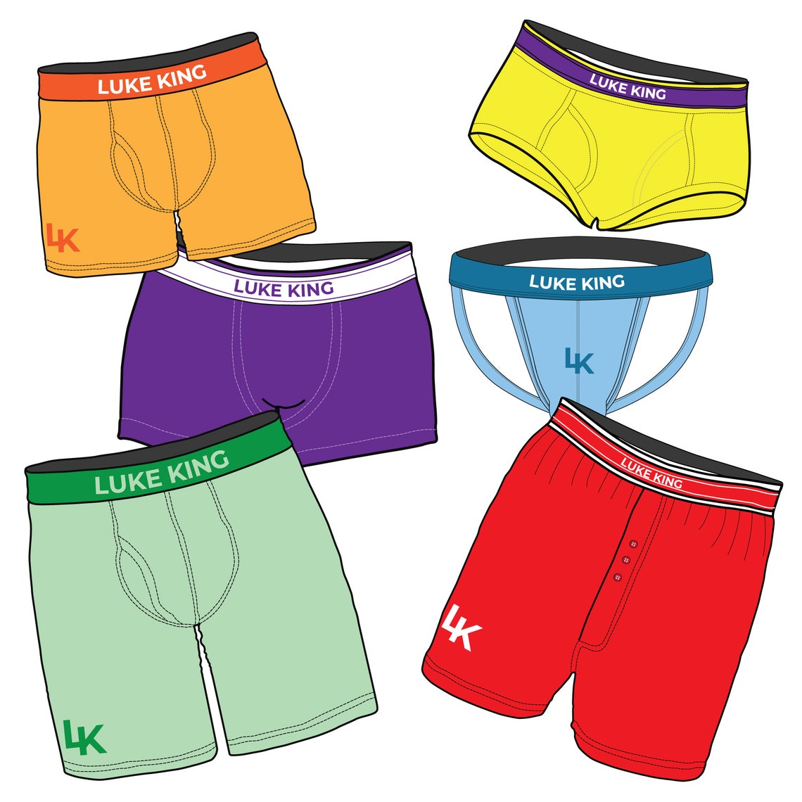 Boxers/briefs Bundle Mockup and Template, 36 Total, 6 Angles, 6 Styles Boxers/briefs Bundle Mockup and Template, 36 Total, 6 Angles, 6 Styles