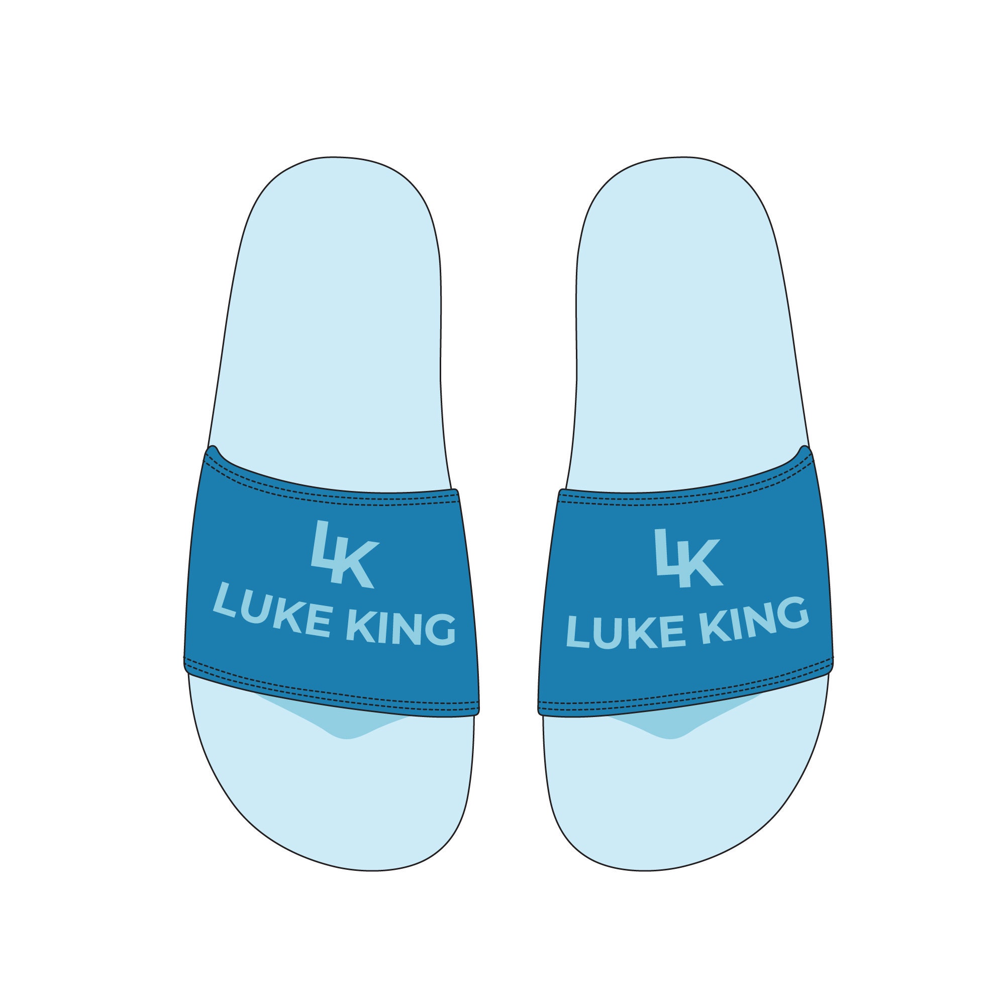 Sandals/slides - Mockup and Template - 2 Angles, 1 Style, Layered ...