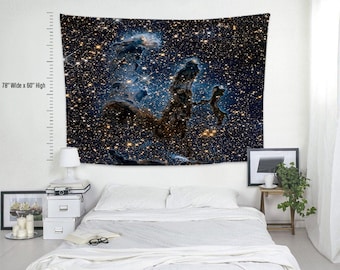 Space-X,Fabric Wall Hanging,Tapestry,Textile Wall Hang,Wall Decoration,Custom Sİze