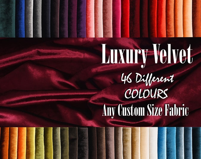 Burgundy Luxury Velvet Fabric by the Yard,Velvet Fabric, Velvet Yardage, Per Yard, Fabric Per Yard,Velvet Upholstery,Non Stretch Velvet