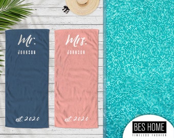 Personalized %100 Turkish Beach Towel, XXXLarge, Birthday Gift, Monogrammed, Spring Break,Custom Size Towel , Gift for Him or Gift for Her