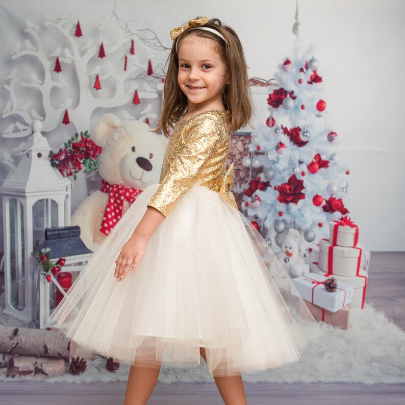 Tenue de Noël de bébé fille robe de noël denfant en bas âge | Etsy
