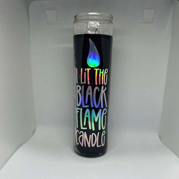 Black Flame Candle