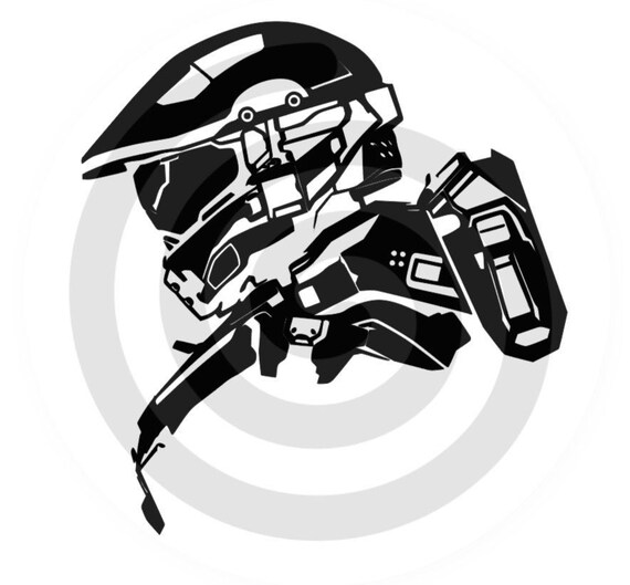 Master Chief Decal - Etsy