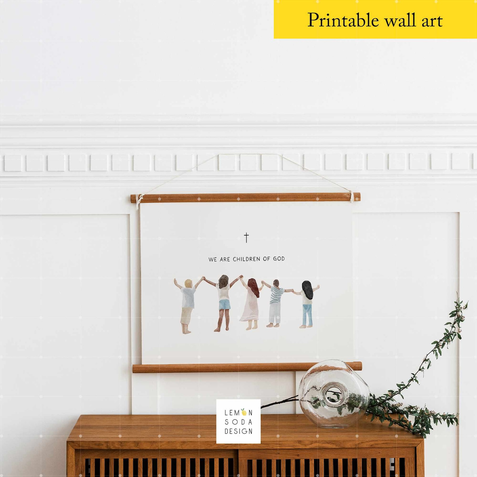 Children of God Printable Wall Art: Christian Nursery Decor (digital ...