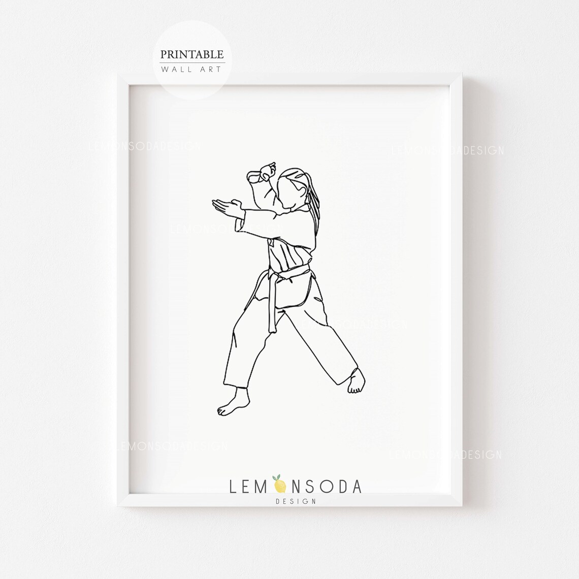 Martial Arts Printables Set of 6 Taekwondo Karate Kids Sports - Etsy