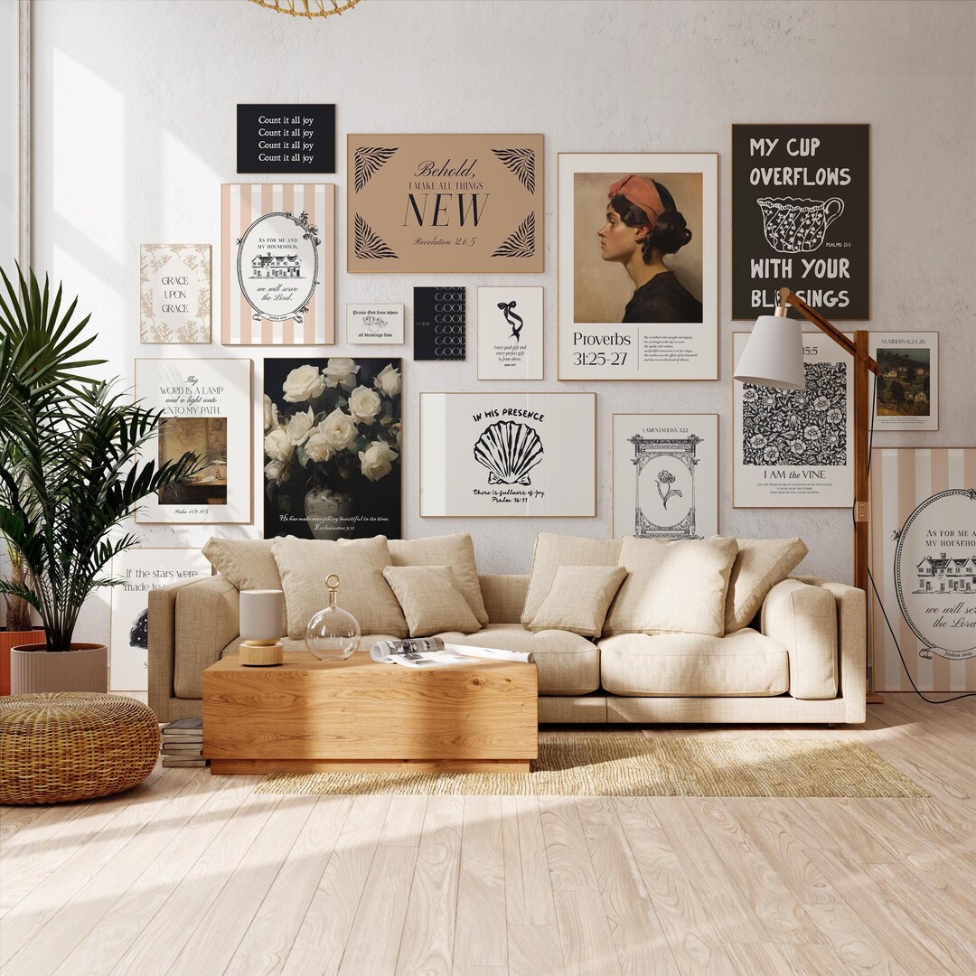 Modern Christian Bible Verse Wall Art Mega Bundle (digital Download) - Etsy