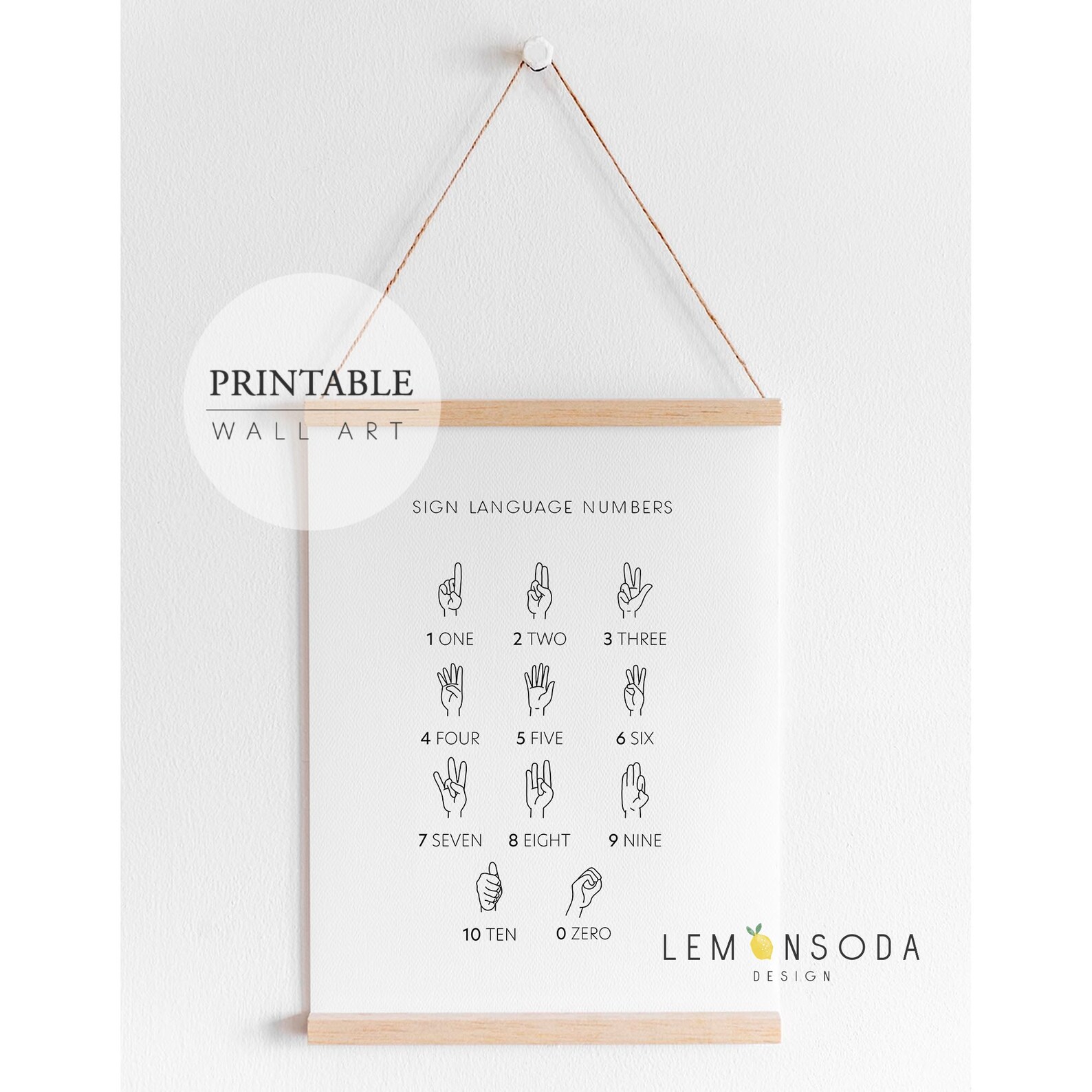 Sign Language Numbers Print Asl Numbers Poster Printable Etsy Sign Language Numbers Print Asl Numbers Poster Printable Etsy