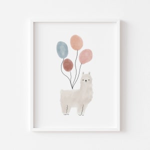 Printable Nursery Animal Wall Art Set of 6 Animal Print | Etsy