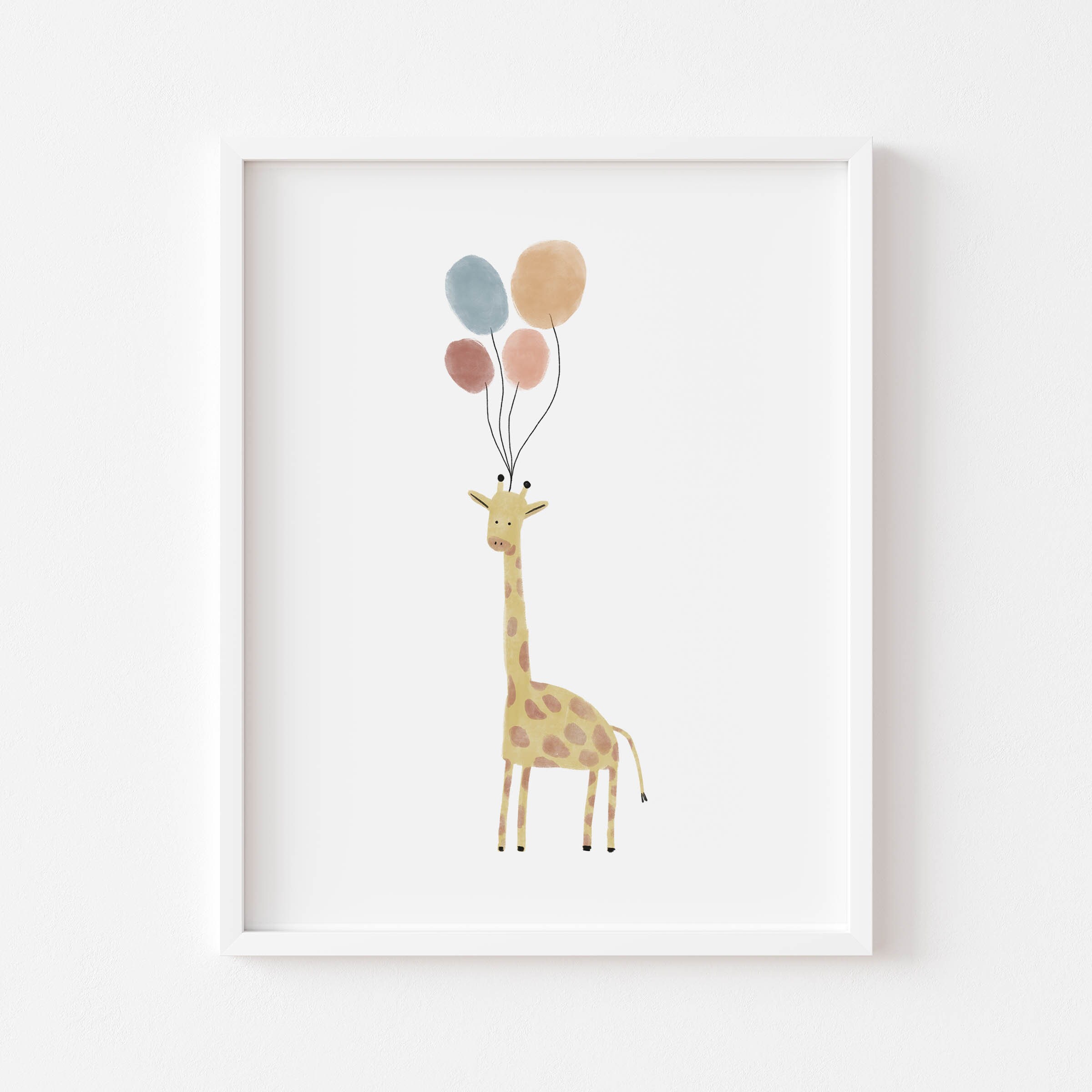 Printable Nursery Animal Wall Art Set of 6 Animal Print | Etsy