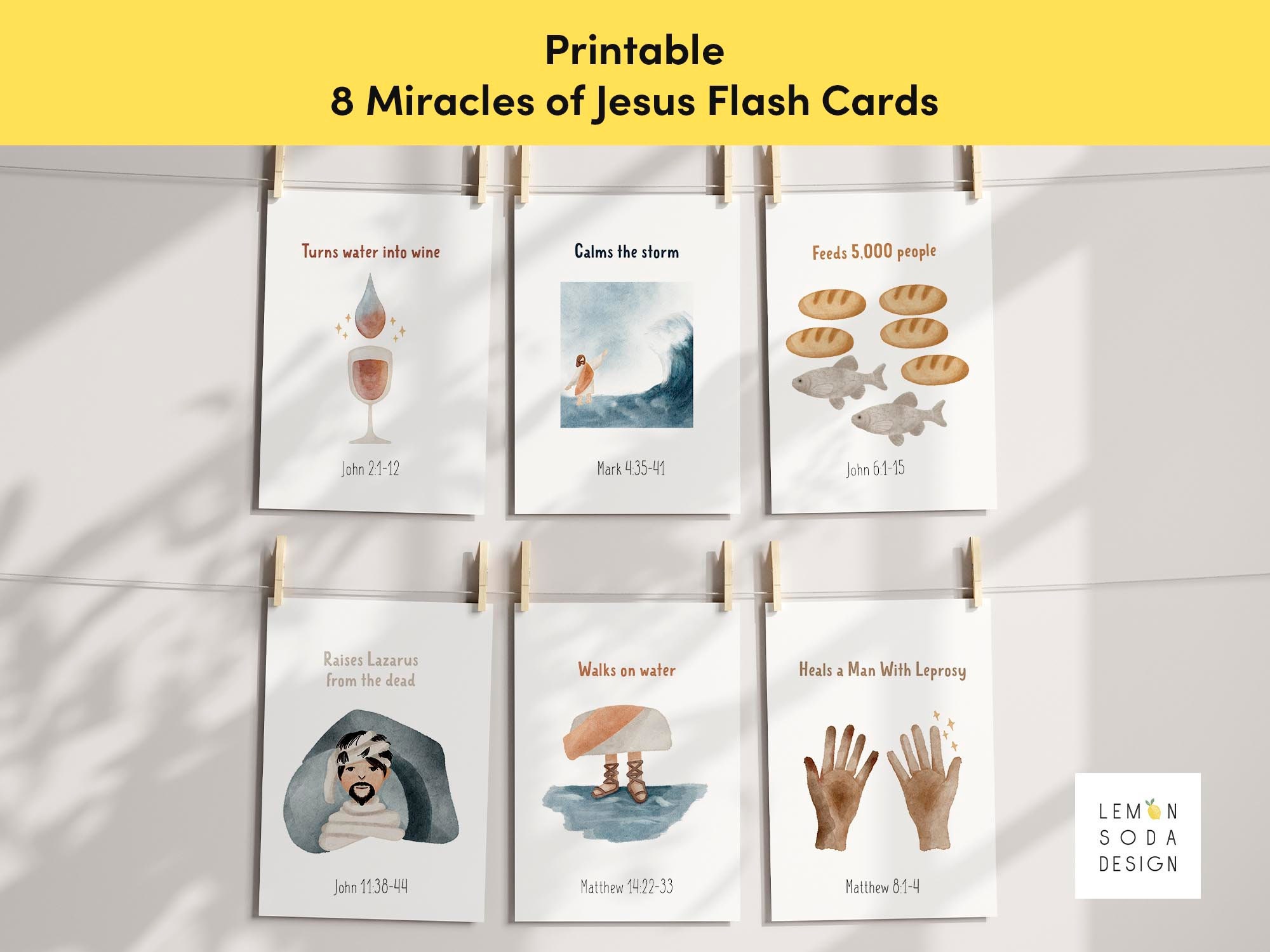 miracles-of-jesus-printable-flash-cards-bible-miracle-stories-art-kids-sunday-school-christian-children-educational-activity-preschool-etsy