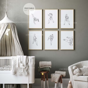 Martial Arts Printables Set of 6 Taekwondo Karate Kids Sports Theme ...