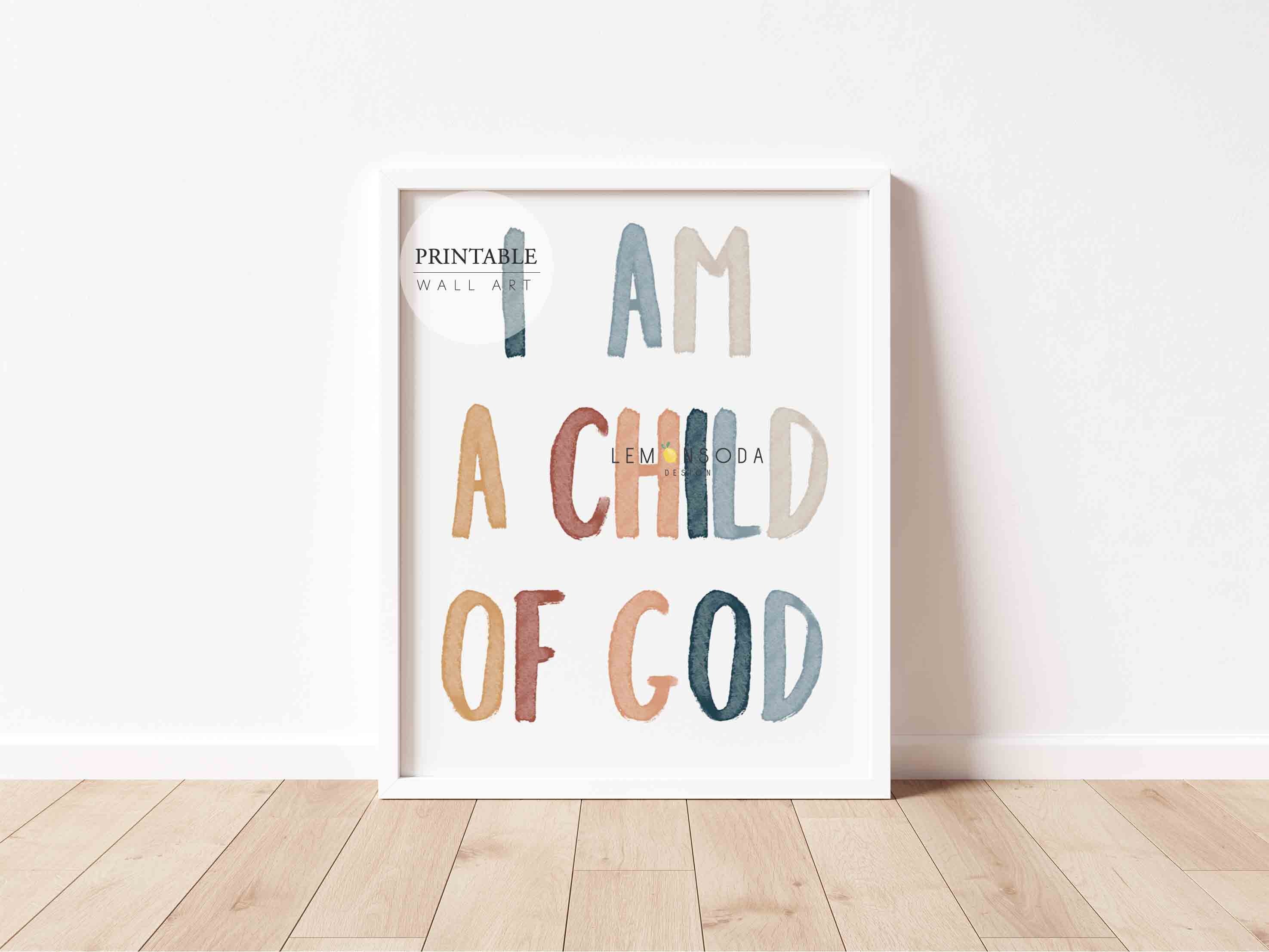 Christian Nursery Wall Decor Set of 6 Bible Verse Wall Art Etsy Canada