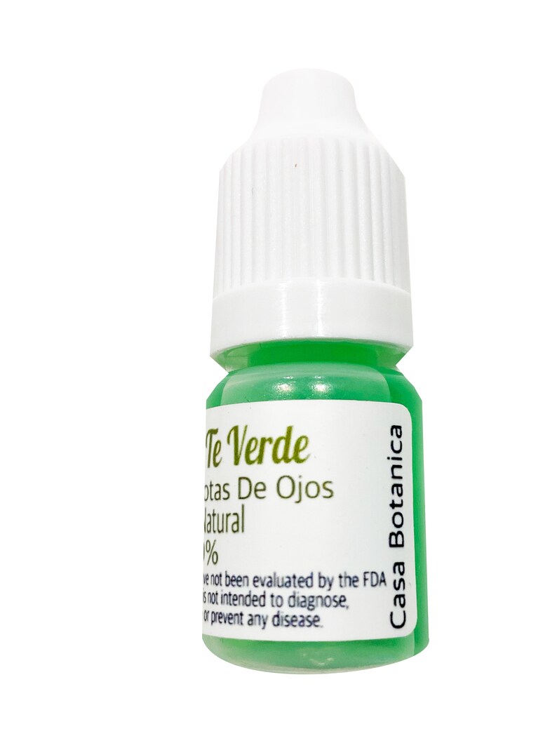 Green Tea Eye Drops 5mil Gotas De Ojo Te Verde Casa Botanica Etsy
