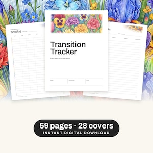 Transition Tracker Printable, Gender Affirming Care Log, Trans Planner PDF, Hormone Shot Log, Name Change Checklist, 31 Pages, Letter and A4