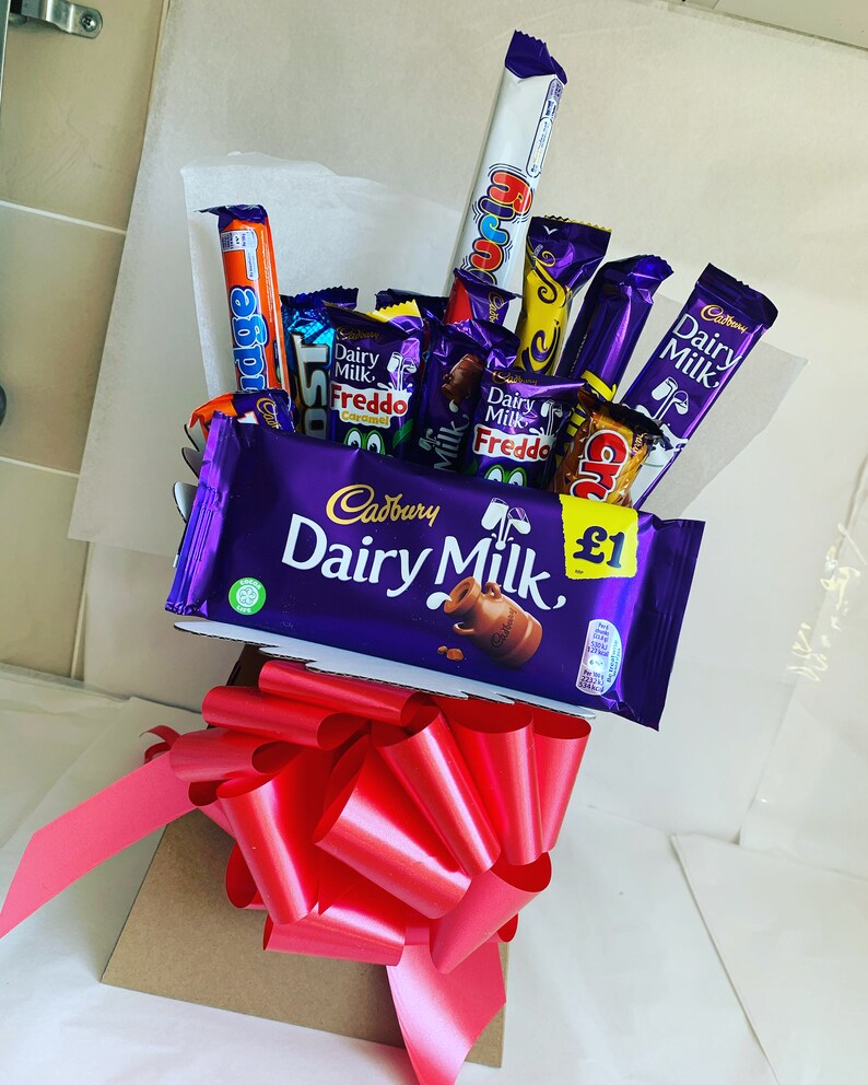 Cadbury Dairy Milk Original Chocolate Bouquet Hamper Gift All Etsy