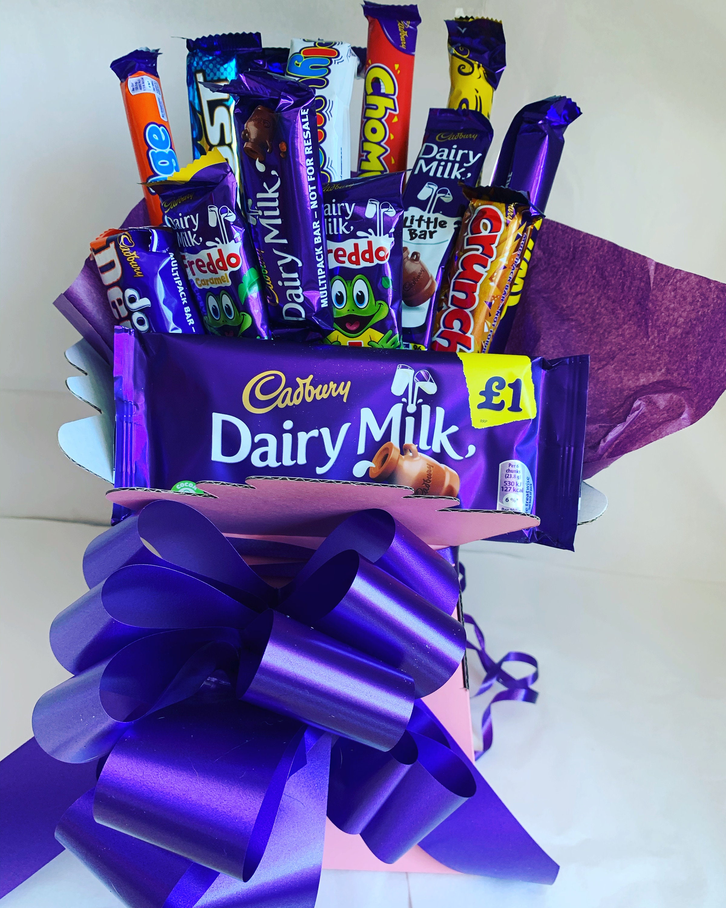 Cadbury Dairy Milk Original Chocolate Bouquet Hamper Gift All Etsy