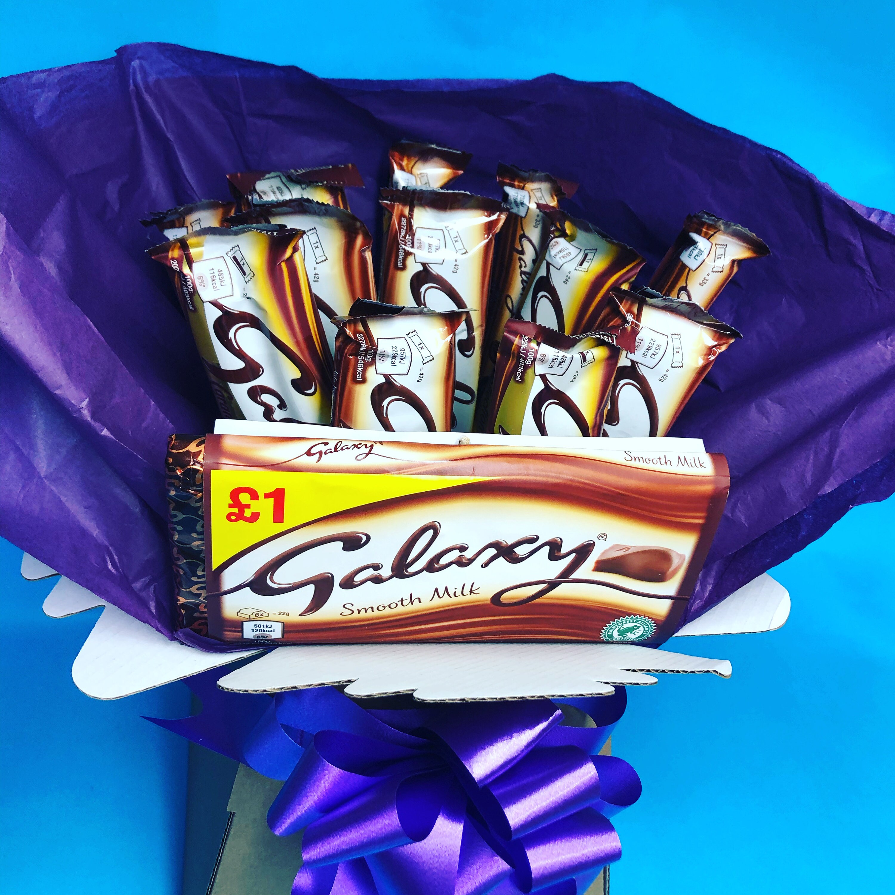 Galaxy Chocolate Bouquet Tree Explosion Candy Hamper Birthday Etsy