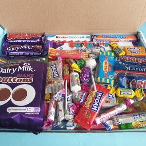 Kleine Schokolade Hamper Geschenk Box Sussigkeiten Lockdown Etsy