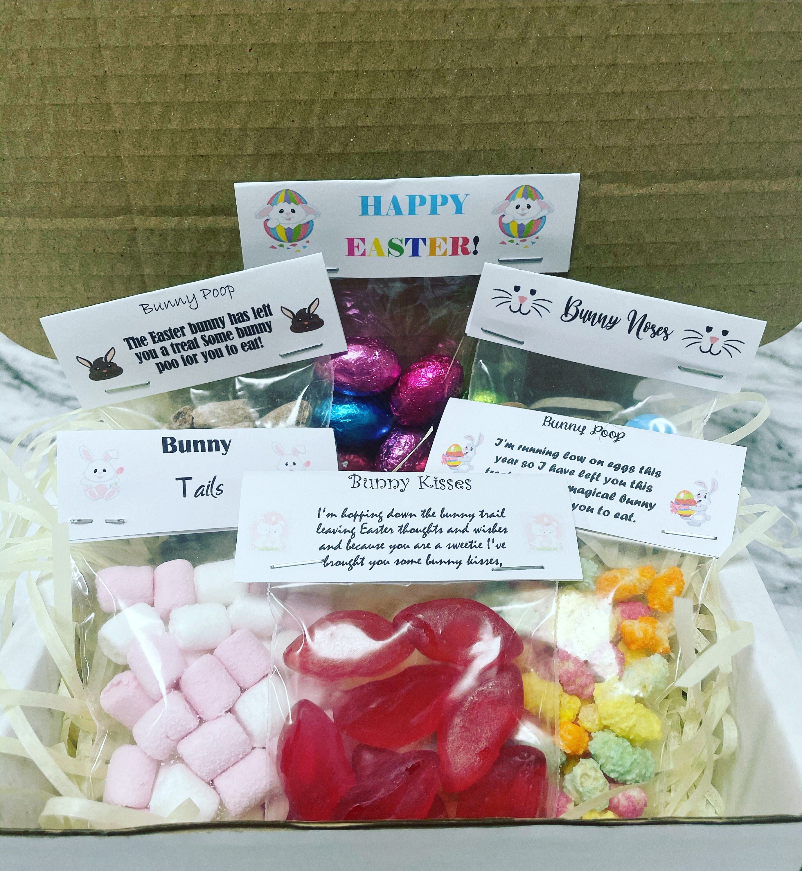 Novelty Easter Sweet Chocolate Bags Easter Gifts Egg Bunny Etsy